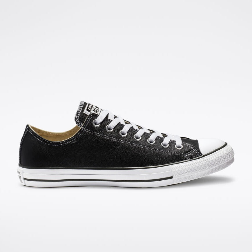 Scarpe in pelle CONVERSE Chuck taylor all star ox Black 132174C Made in Sport